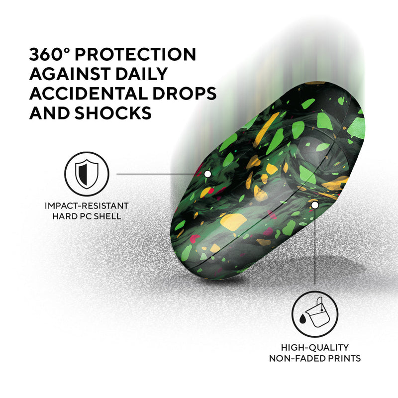 Malachite Terrazzo Gem | AirPods 3 Case