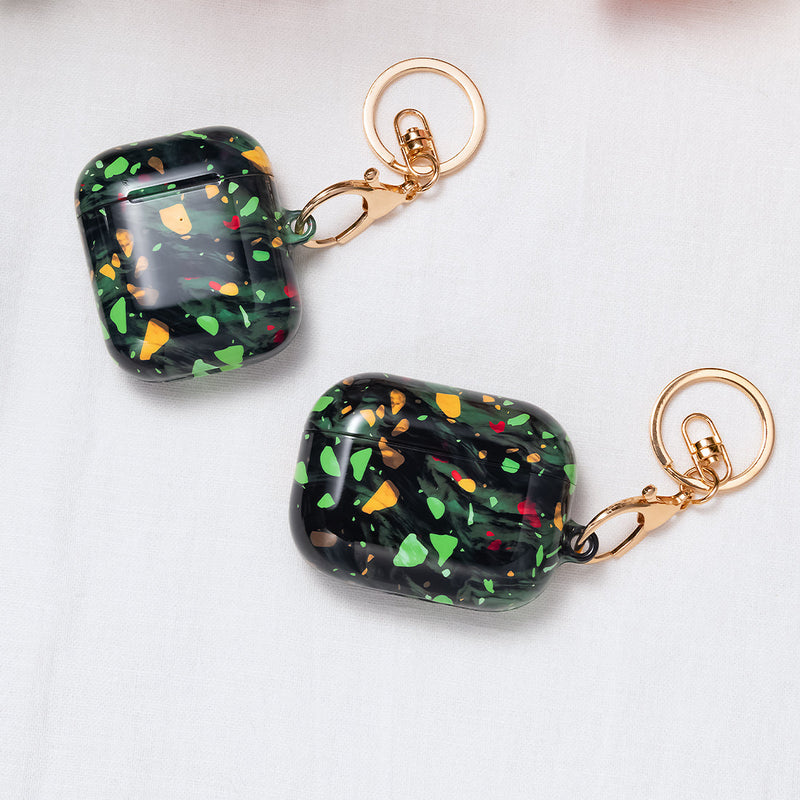 Malachite Terrazzo Gem | AirPods 3 Case