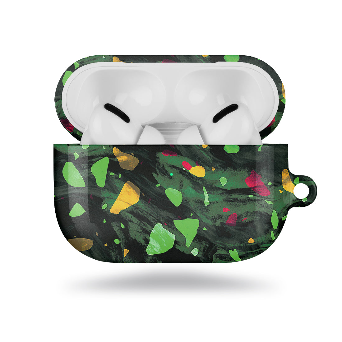 Malachite Terrazzo Gem | Custom AirPods Pro Case