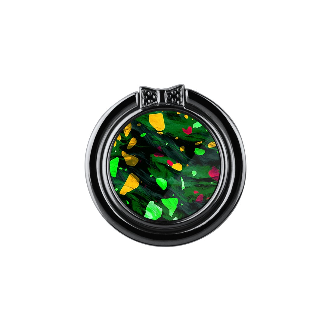 Malachite Terrazzo Gem Adhesive Phone Ring Holder