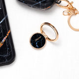 Midnight Marble | Custom Phone Ring Holder
