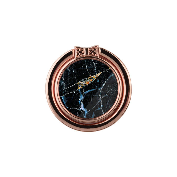 Midnight Marble | Custom Phone Ring Holder