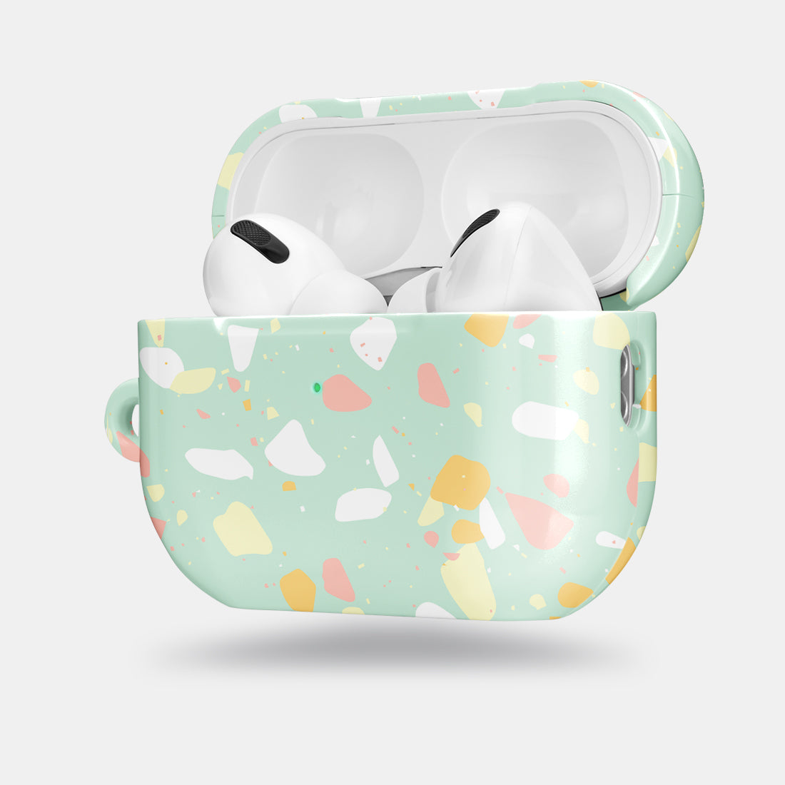 霧綠色水磨石 | AirPods Pro 2 耳機保護套