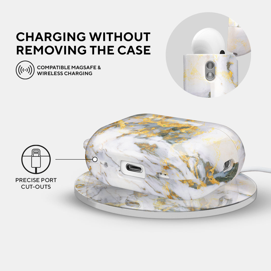 Mist Marble | AirPods Pro 2 Case