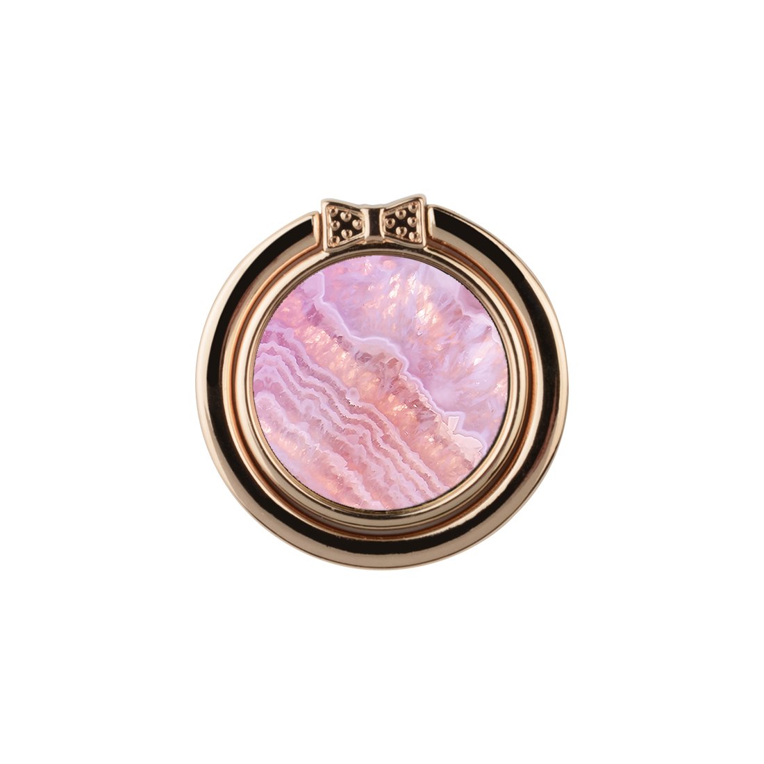Misty Rose Coral Adhesive Phone Ring Holder