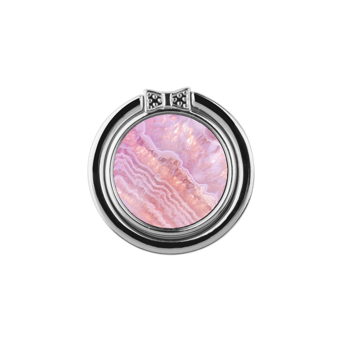 Misty Rose Coral Adhesive Phone Ring Holder