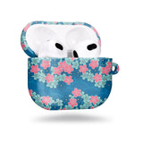 Navy Sakura Wave | Custom AirPods 3 Case