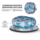 Navy Sakura Wave | Custom AirPods 3 Case