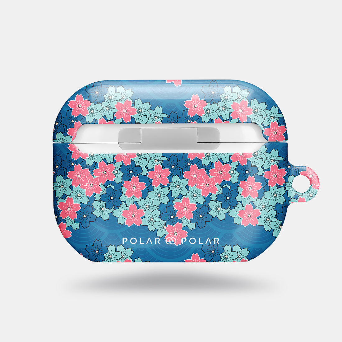 Navy Sakura Wave | AirPods Pro 2 Case