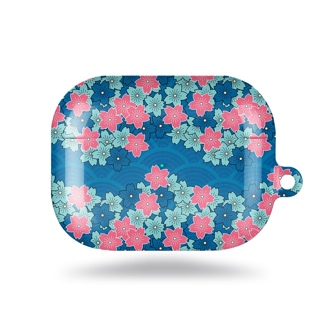 Navy Sakura Wave | AirPods Pro Case