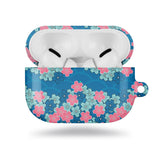 軍藍櫻花海 客製化 AirPods Pro 保護殼