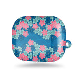 軍藍櫻花海 客製化 AirPods Pro 保護殼