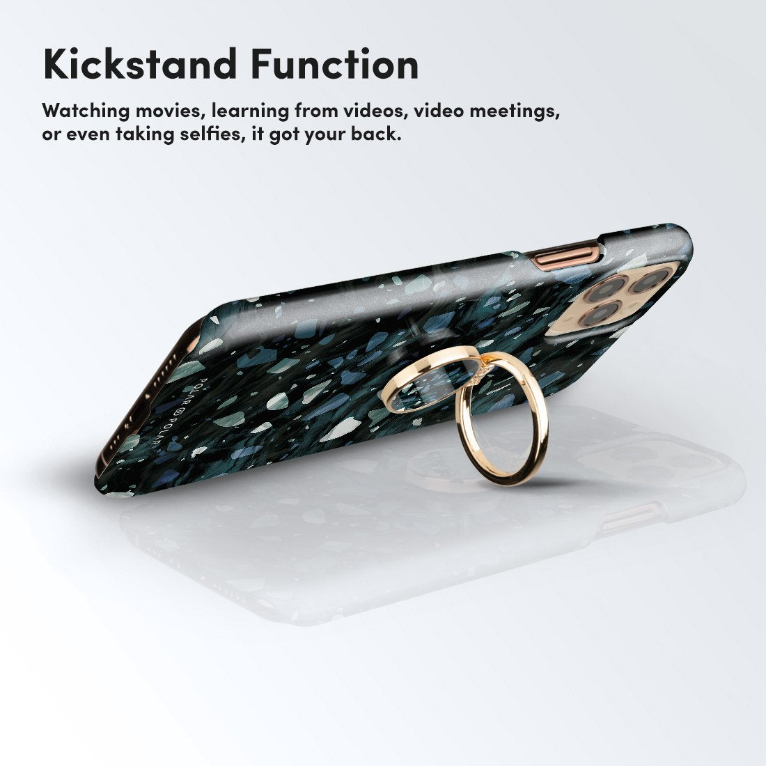 Nordic Terrazzo Gem | Phone Ring Holder  (Non-MagSafe)