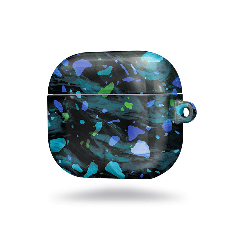 Ocean Terrazzo Gem | Custom AirPods 3 Case