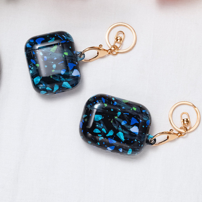 Ocean Terrazzo Gem | Custom AirPods 3 Case