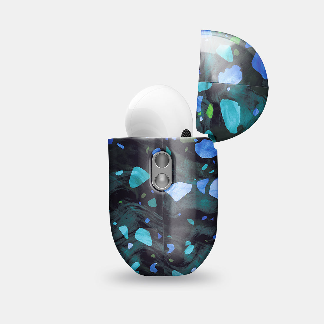 Ocean Terrazzo Gem | Custom AirPods Pro 2 Case