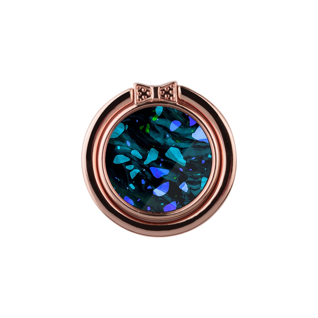 Ocean Terrazzo Gem Adhesive Phone Ring Holder
