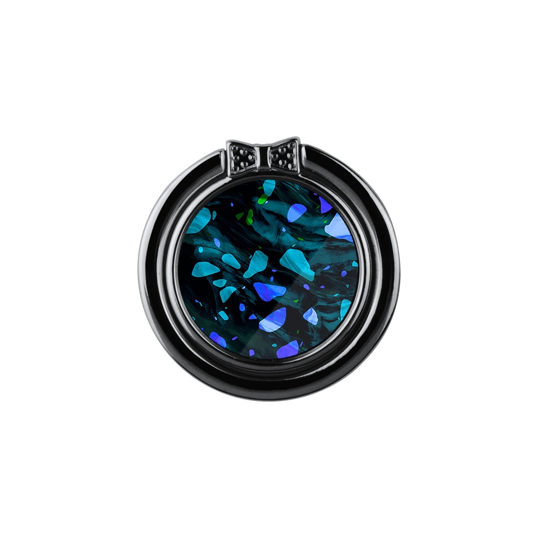 Ocean Terrazzo Gem Adhesive Phone Ring Holder