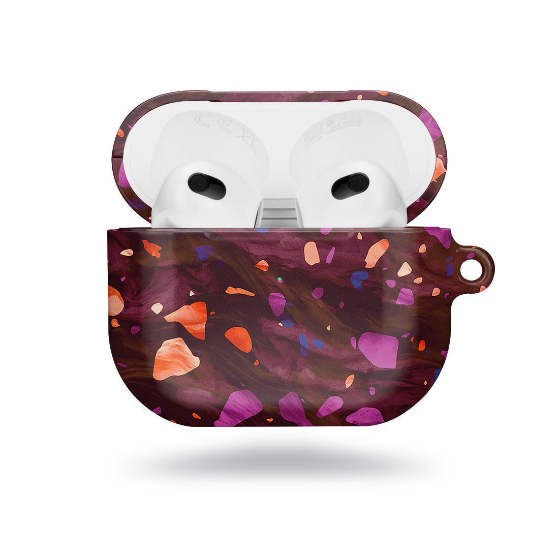 Paprika Terrazzo Gem | Custom AirPods 3 Case