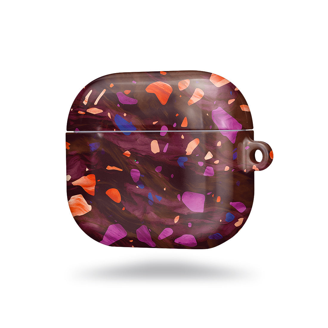 Paprika Terrazzo Gem | Custom AirPods 3 Case