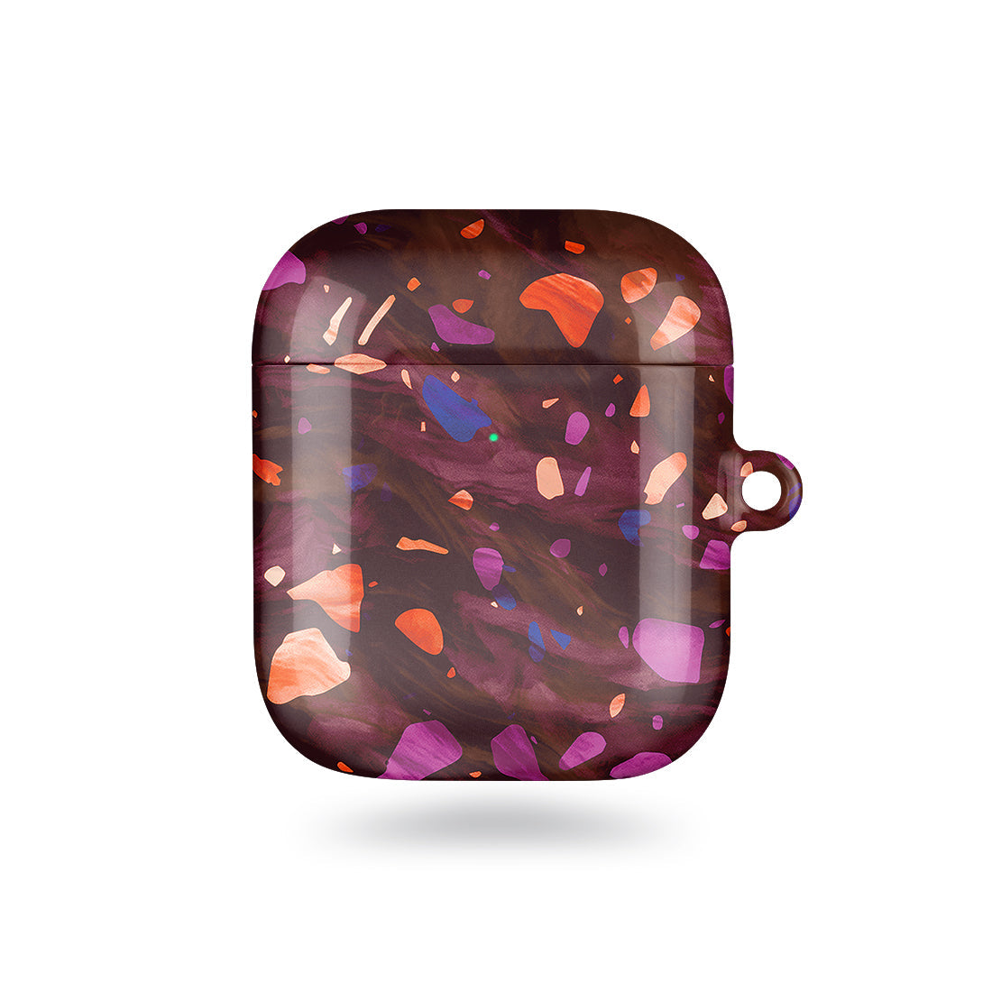 Paprika Terrazzo Gem | Custom AirPods Case