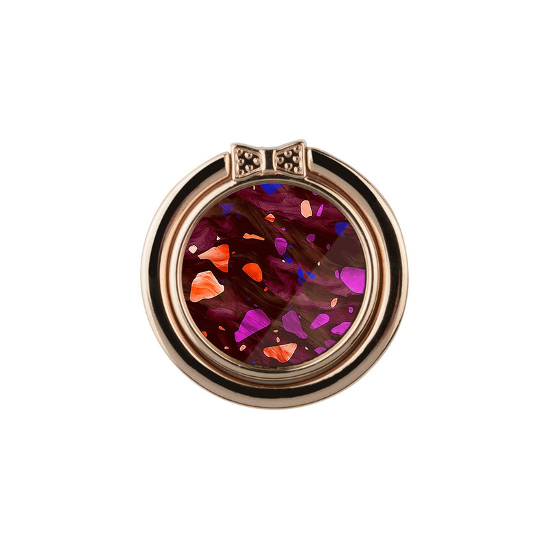 Paprika Terrazzo Gem | Phone Ring Holder