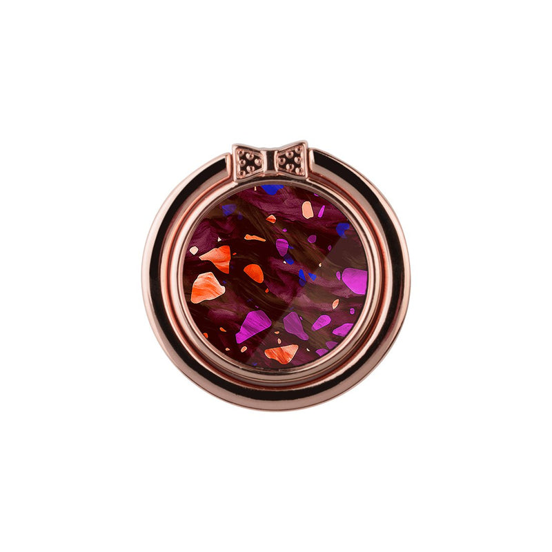 Paprika Terrazzo Gem | Phone Ring Holder