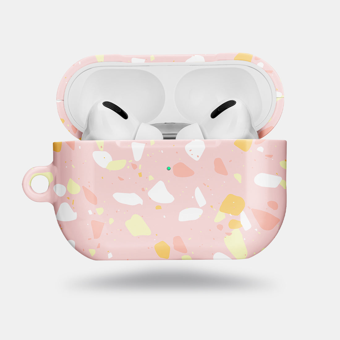 粉牡丹水磨石 | 客製化 AirPods Pro 2 耳機保護套