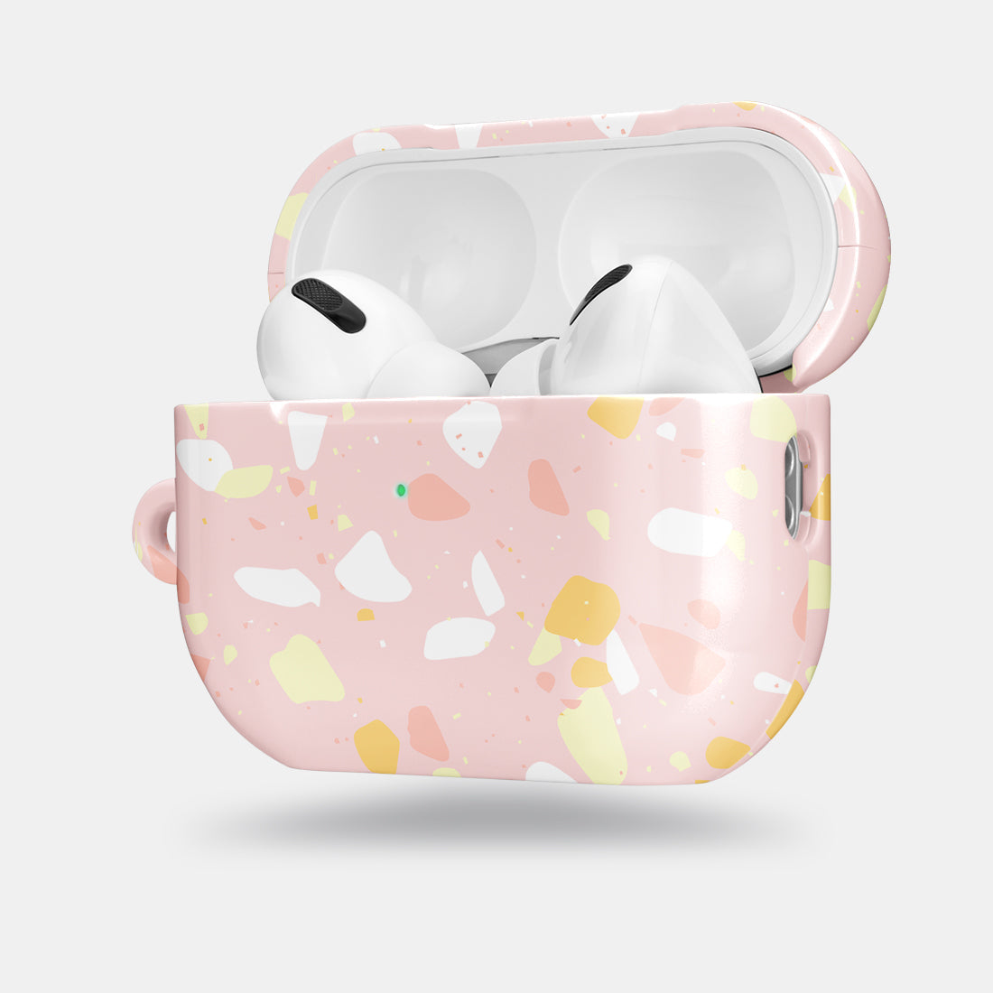 粉牡丹水磨石 | 客製化 AirPods Pro 2 耳機保護套