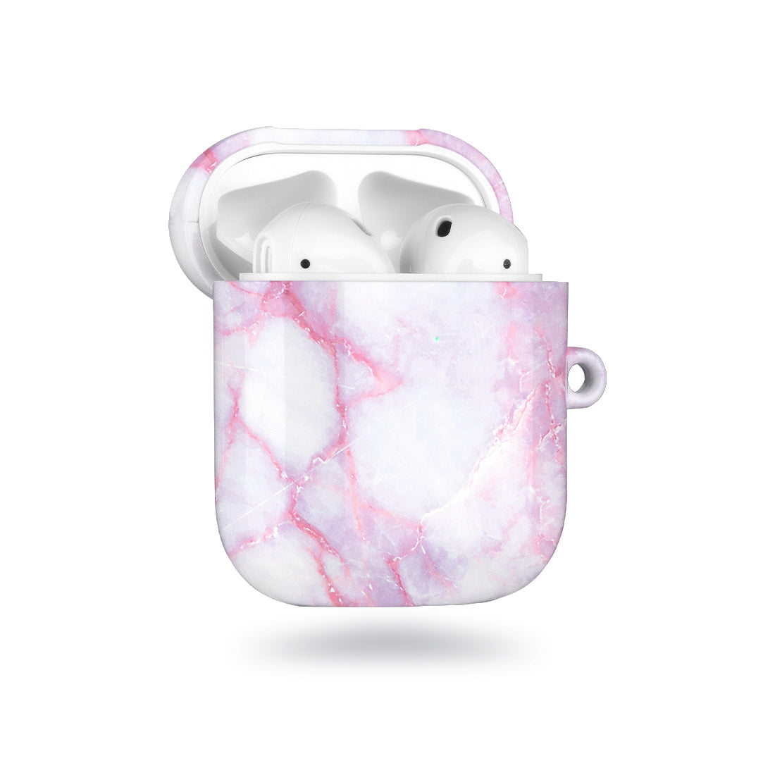 粉紅石紋 客製化 AirPods 保護殼