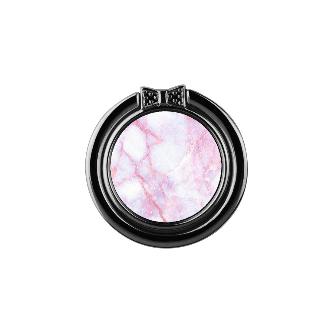 Pink White Adhesive Phone Ring Holder