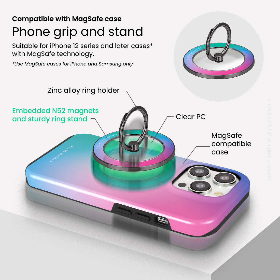 Standard_MagSafe Phone Grip and Ring Holder