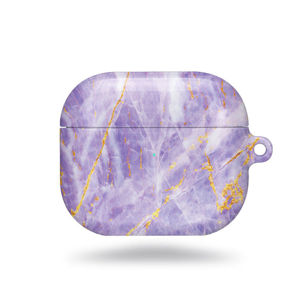 紫色沙金紋 | 客製化 AirPods 3 保護殼