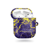 紫夜雲石紋 AirPods 保護殼