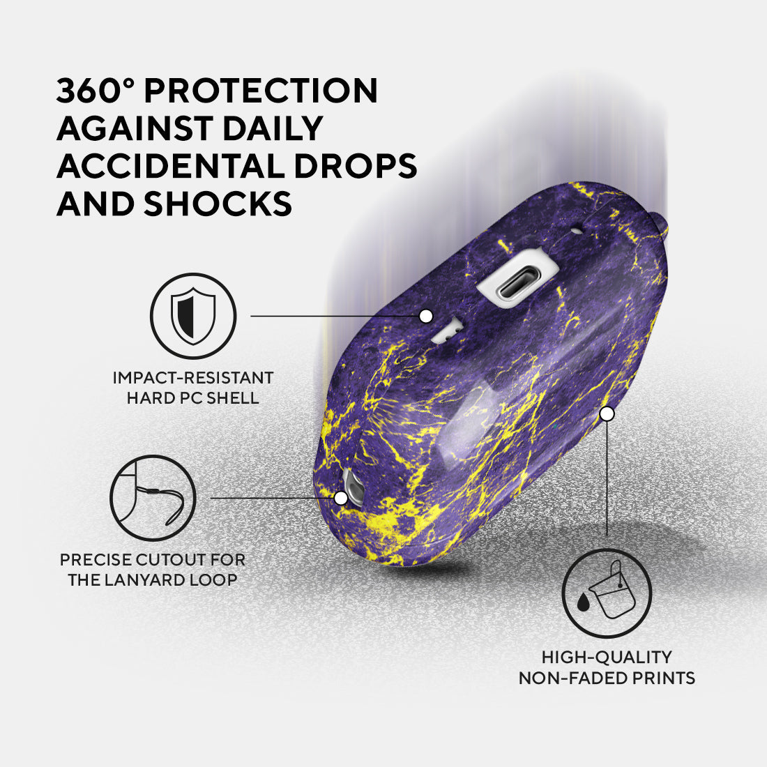 Purple Night | Custom AirPods Pro 2 Case