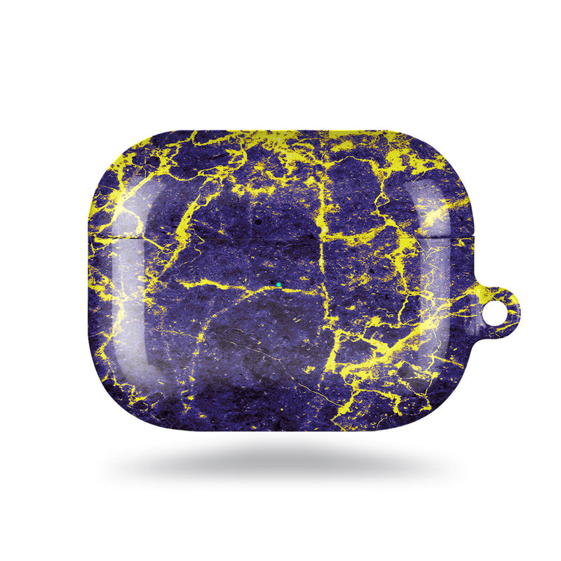 紫夜雲石紋 客製化 AirPods Pro 保護殼