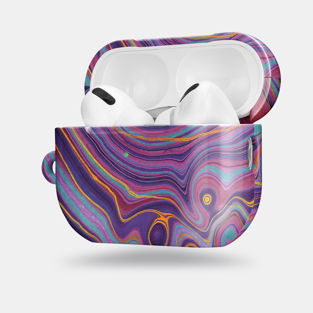 紫色流沙紋 | AirPods Pro 2 耳機保護套