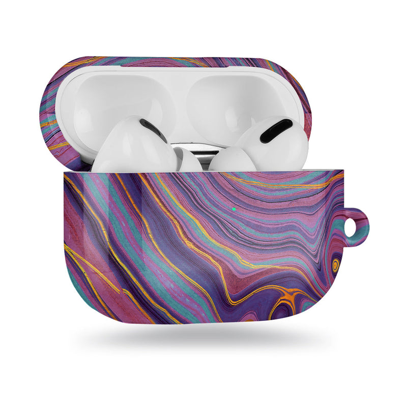 紫色流沙紋 AirPods  Pro 保護殼