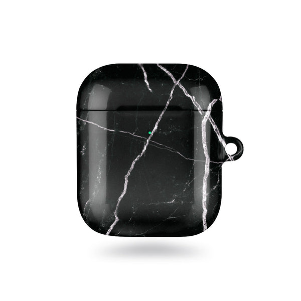 Black marble airpod 2025 case