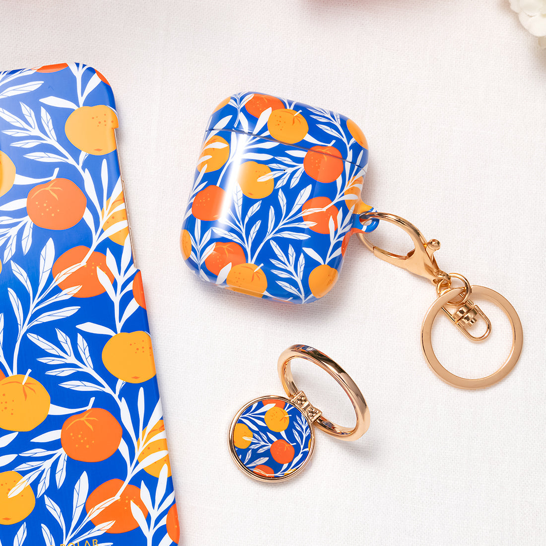 Summer Tangerine | Custom AirPods Case