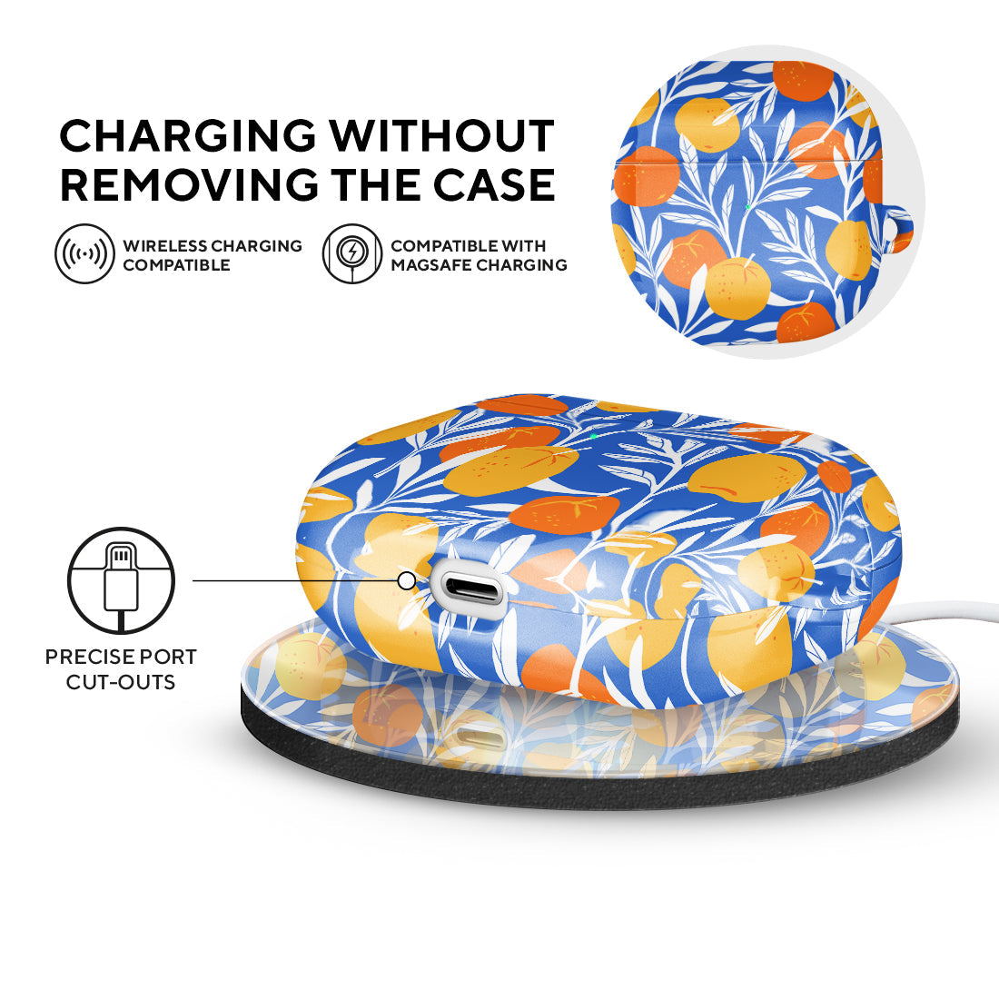 Summer Tangerine | Custom AirPods Pro Case