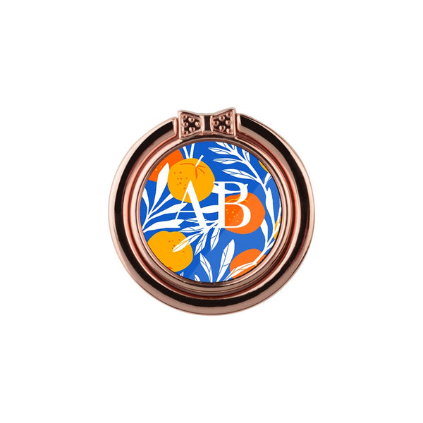 Summer Tangerine | Custom Phone Ring Holder