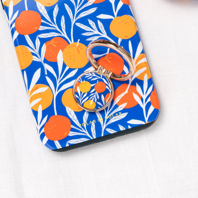 Summer Tangerine | Phone Ring Holder