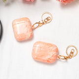 粉色雲石紋 AirPods 保護殼