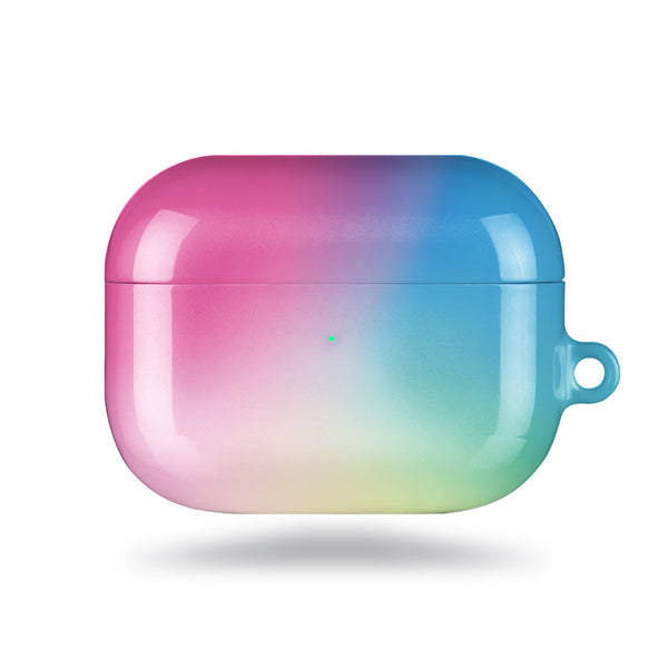 Designer Airpod Pro Case In Gradient Rainbow Color