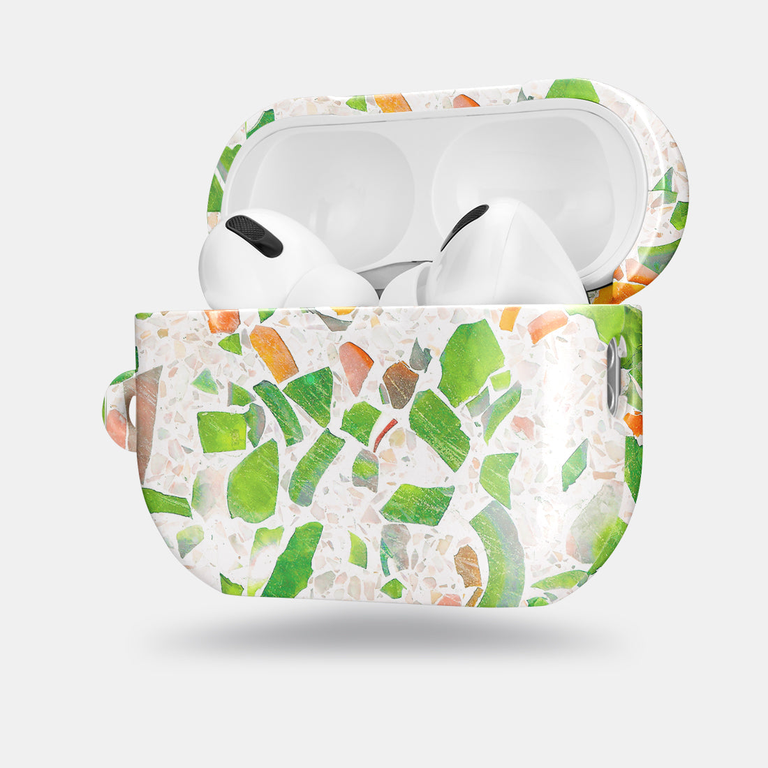 綠色水磨石 | 客製化 AirPods Pro 2 耳機保護套