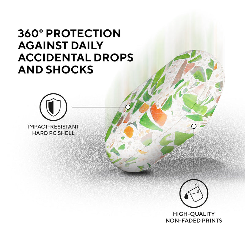 綠色水磨石 AirPods Pro 保護殼
