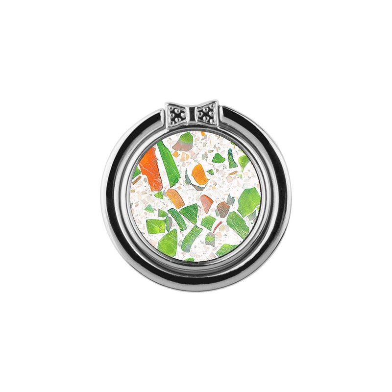 Terrazzo Green | Custom Phone Ring Holder