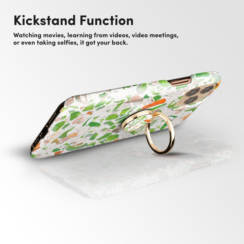 Terrazzo Green | Phone Ring Holder