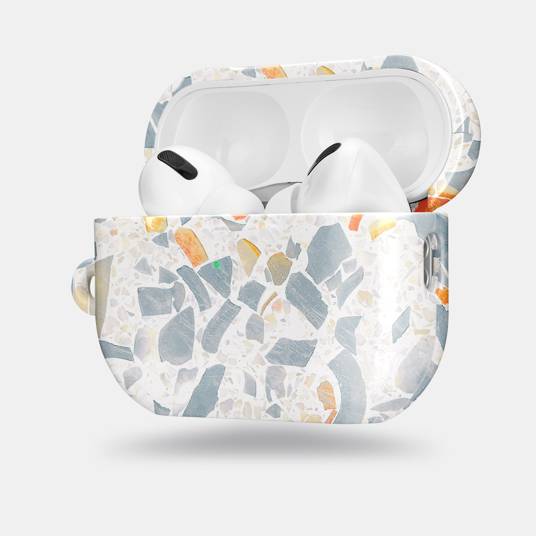 灰色水磨石 | 客製化 AirPods Pro 2 耳機保護套